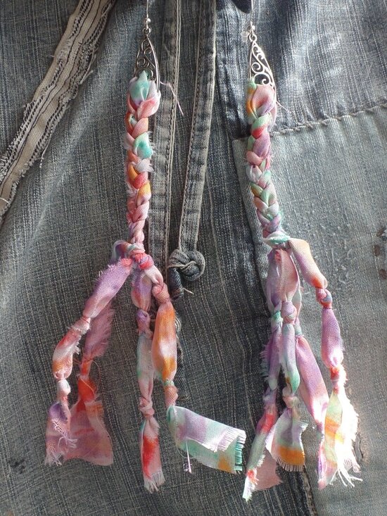 Hand Crafted Jewelry - Hand Crafted SWAG Earrings GROOVY